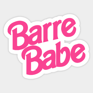 Barre Babe (90s) Sticker